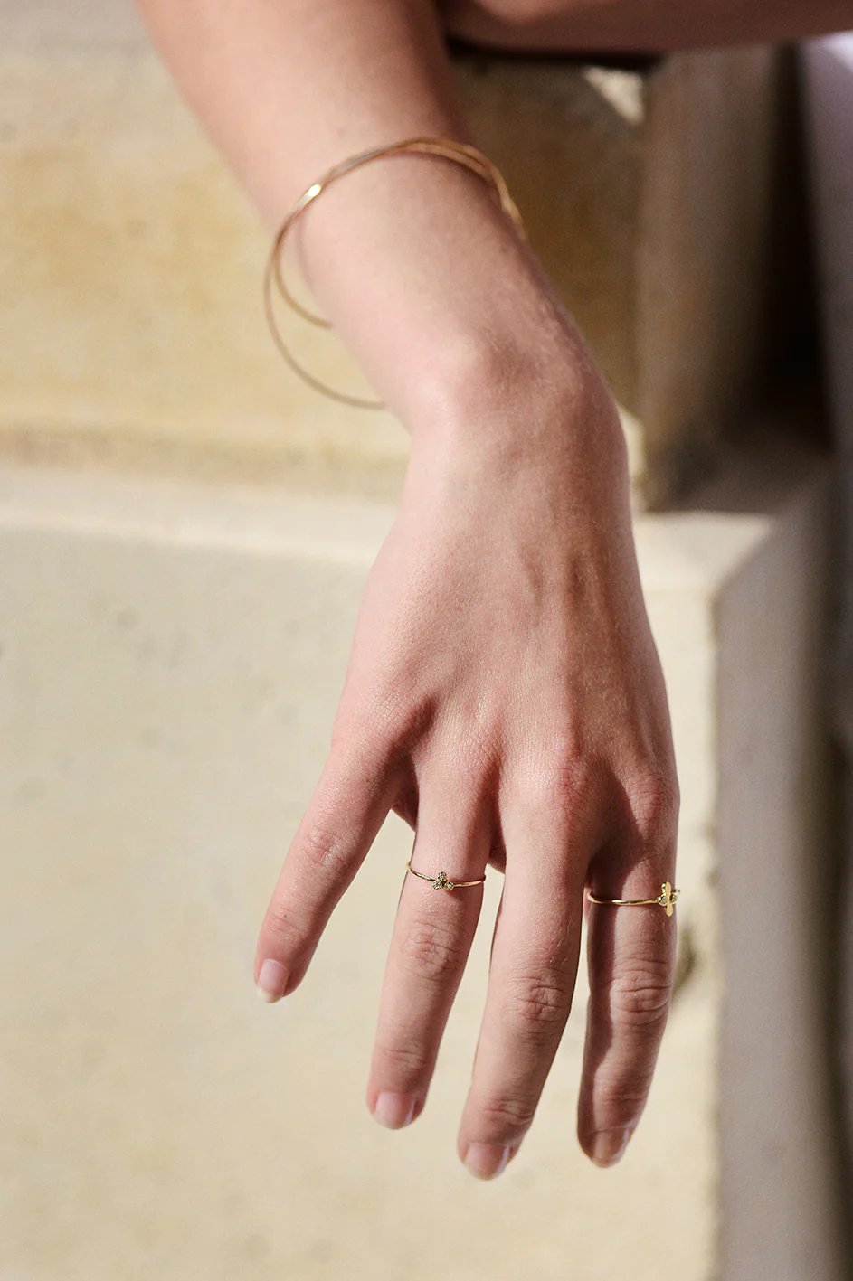 ANNEAU OLYMPE SERTIS TROIS DIAMANTS - Image 5