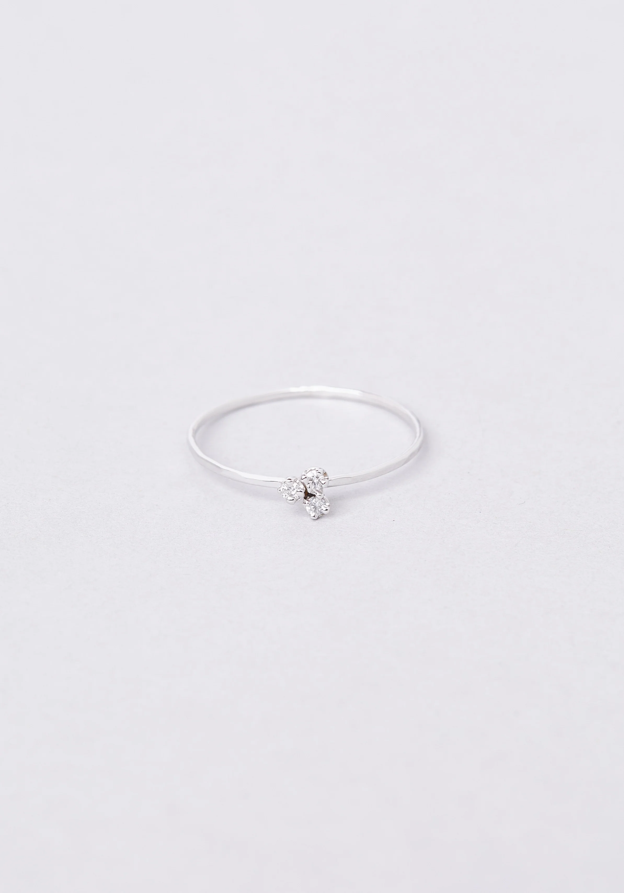 ANNEAU OLYMPE SERTIS TROIS DIAMANTS - Image 6